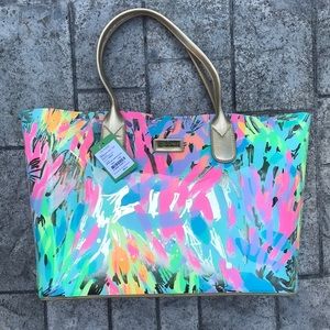 NWT Lilly Pulitzer Pool Tote Sparkling Sands